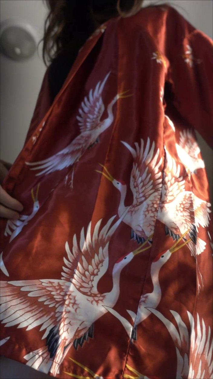 Mistress Mel: Kimono dziewczyna wielki kutas obciążenia