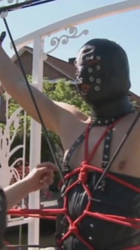 Bondage hanging out whipping humiliating