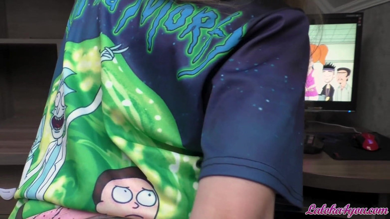 Laloka4you: Vriendje afgeleid van Rick en Morty voor het gepassioneerde neuken