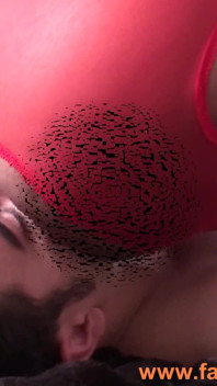 Ebony Red Pantyhose Facesitting
