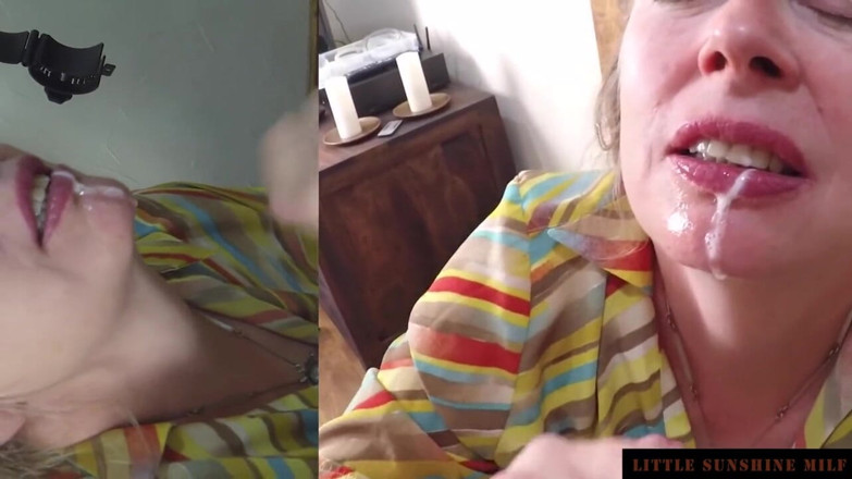 Little Sunshine MILF: Najpierw stojący assfuck niż spust w ustach bankomat