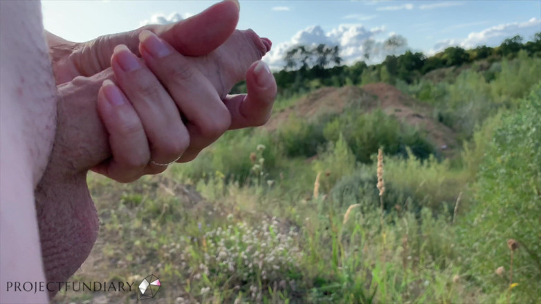 Projectsexdiary: Risky outdoor nature fuck