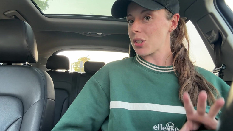 Nadia Foxx: Risky Trail Walk with My Lush!