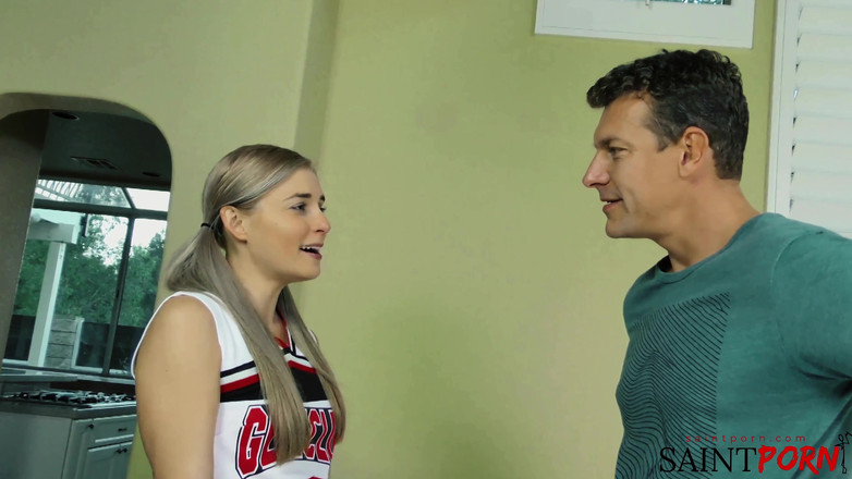 SaintPorn: Nikki Gets Licked and Fucked in Her Cheer Uniform