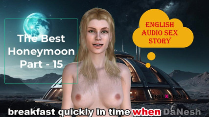 LustWhispers: História de sexo em áudio inglês - a melhor parte da lua...