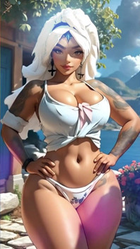 Barely Covered | Ai Girls 3D Yang Meninggalkan Apa-apa Kepada Imaginasi