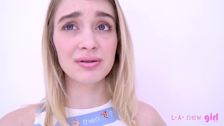 L.A. New Girl: Teen walks out of photoshoot pissed off - Returns to swallow...