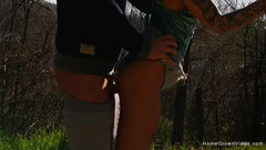 Homegrown Outdoor Sex: Amatörler sikişiyor