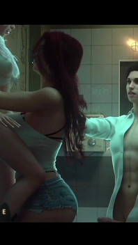 Seks bertiga dengan makcik dan kawan baik saya di tandas awam - lucah animasi hentai 3d - Apocalust