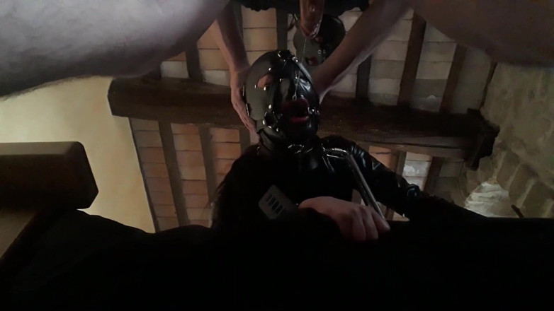 LauraOnHeels: Laura XXX amateur model 2021 tied to a machine and throated