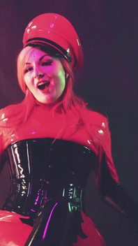 Latex Rubber Fetish Video with Big Ass and Perfect Natural Tits MILF