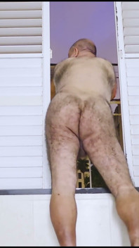 Making Myself Horny in Front of the Street, and Draining My Sperm Factory