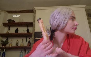 Trying My Best to Locate Your Cock with My Tongue
