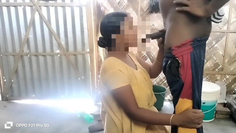 Sexy biwi: Nadat ze aan het haar van Bhabhi had getrokken, maakte...