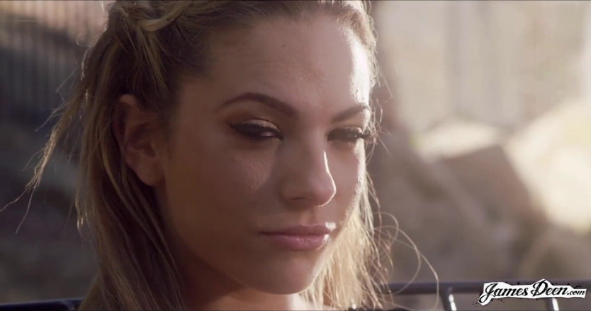 James Deen: Dahlia Sky gets anally fucked outdoor from James Deen