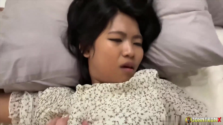 John Tron X: Johntronx - Cute Asian Amateur in a White Dress Gets Banged...