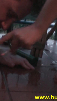 Brat Teen Humiliate Slave Joschi to Eat Her Cigarettes