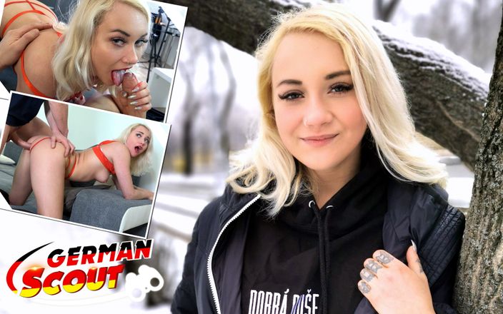 German Scout: Německý skaut - Petite Teen Marilyn Sugar poprvé na castingu