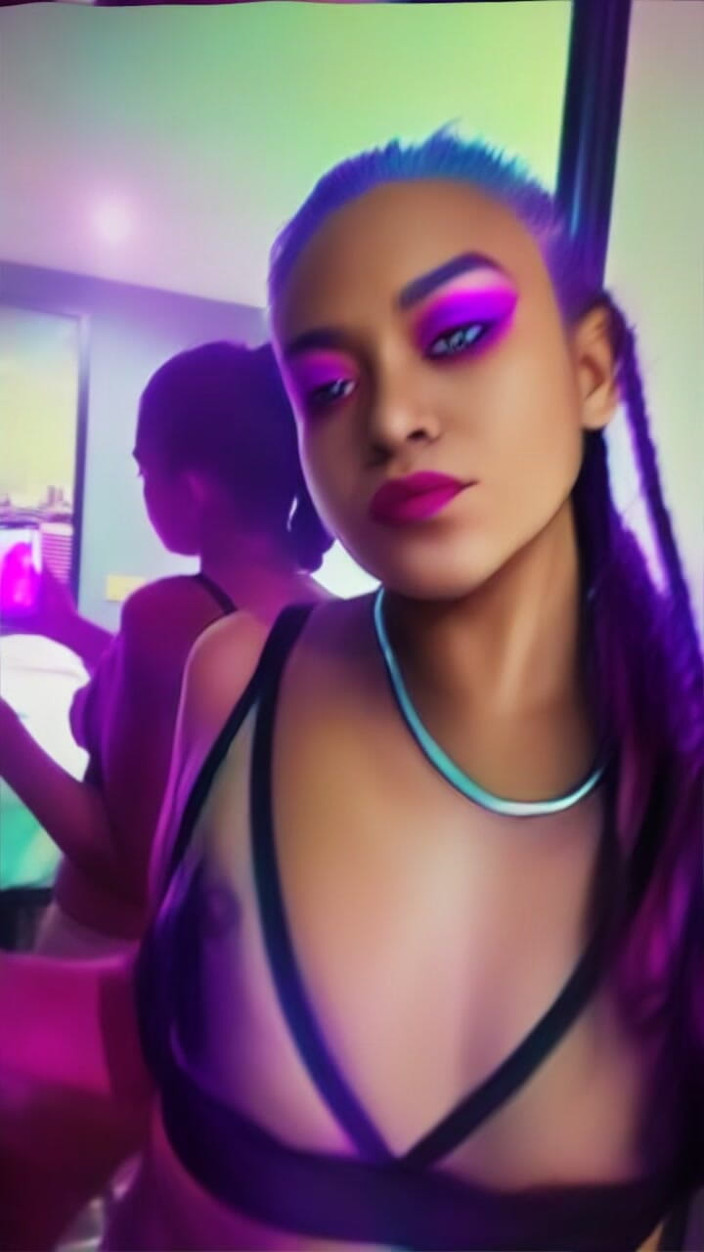 ToXxXiicBarbiie: Sexy Zadek latina kouření přestávka během pátečního šukání festivalu