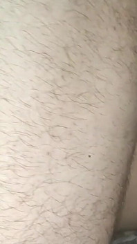 Side-lying Hairy Pussy & Ass - Quick Backside Fuck