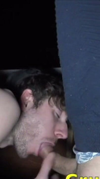 Slut Creampied in Backroom