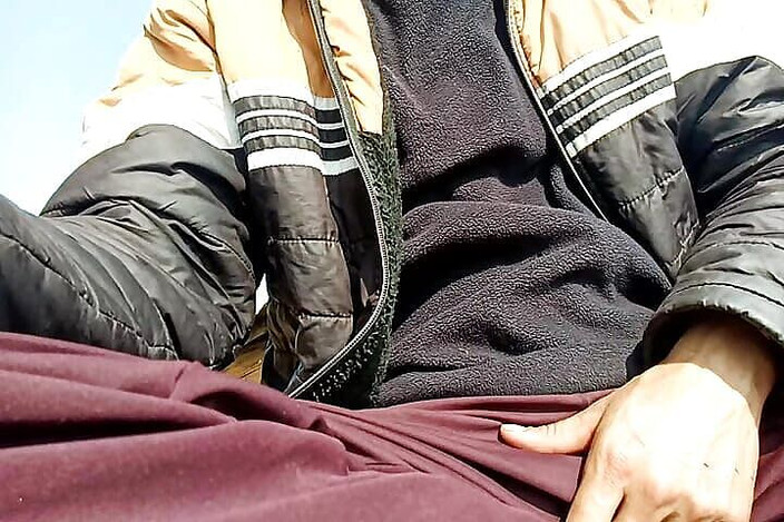 Gangbang straight: Gay ao ar livre brincando