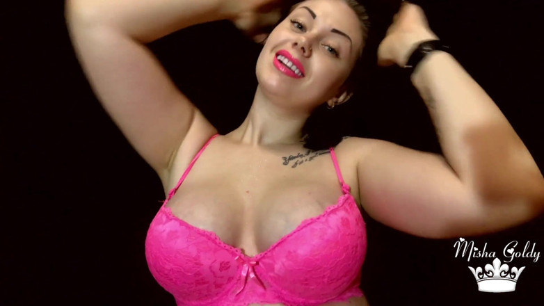 Goddess Misha Goldy: mere honth aur stan tumhen niyantrit kar rahe hain
