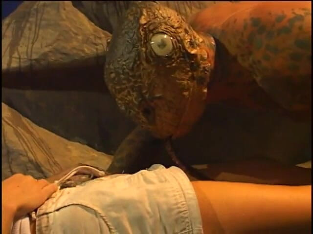 Cumming Soon: Rugged mutant seduces the beauty in the cave