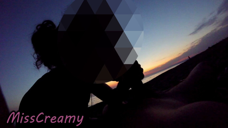 Miss Creamy: Dick Blankziehen, Französische Lehrerin MILF Riskant Öffentlicher Blowjob Maspalomas Fkk-strand Abspritzen
