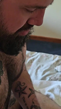 Stretching Italian Hairy Bear Hole