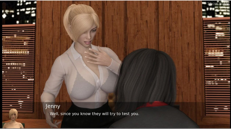 XXX Games Bunk: Project hotwife - gameplay - juego de roles - lesbianas burlándose