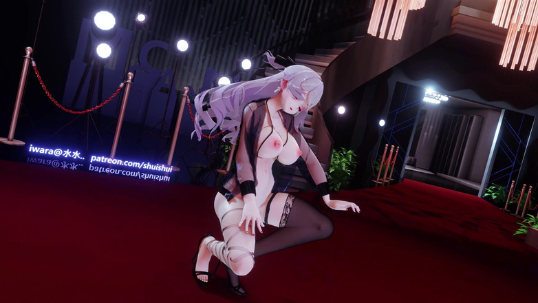 MikuMotion: [mmd]gorący różowy bandaż na jedną nogę jedwab