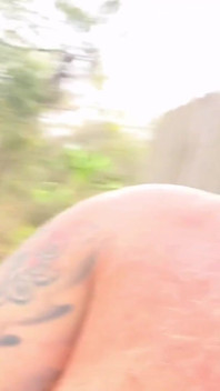 Coach Plays with His Huge Balls and Cock After Practice