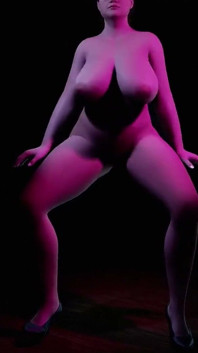 Thick Milf with glasses Dancing naked: 3D Porn