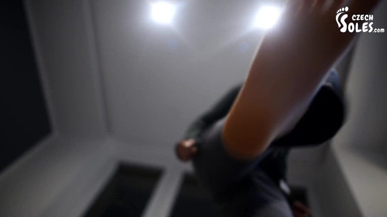 Czech Soles - foot fetish content: At giantess Eliška's huge feet