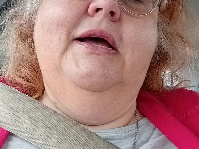 Talking and enjoying My treat from starbucks gift card I was given (BBW nurse Vicki adventures with friends)