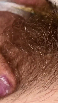 Super dicke und lange plüschige haare busch nahaufnahme