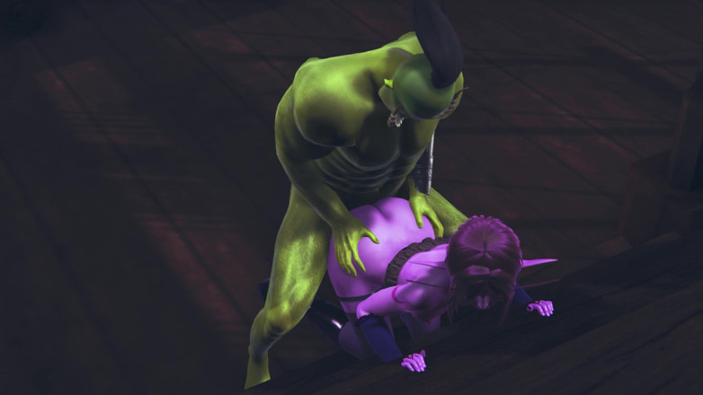 Waifu club 3D: Orc ngentot pantat peri