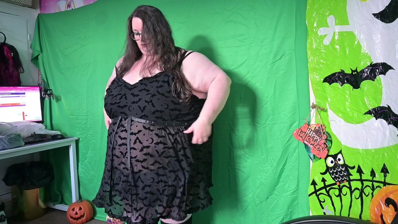 SSBBWLadyBrads: SSBBW halloweenský módní úlovek pro velká těla