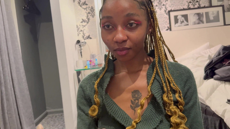 Slut Me Out: Small Petite Ebony Is Short on Her Rent