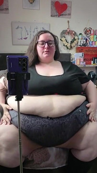 SSBBW BBW Belly Goddess Bathroom Strip