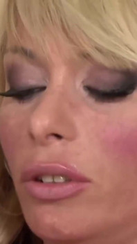 Two blonde babes are having a wonderful time together