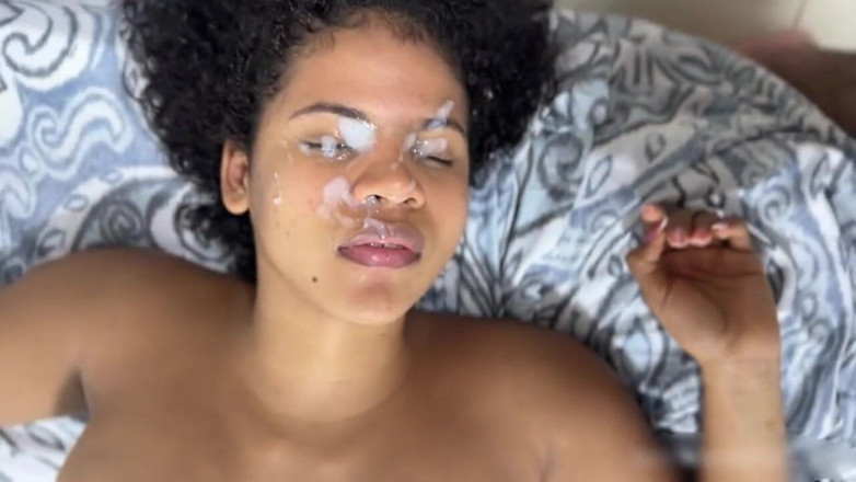 Igotthesauce: Busty Teen Facefucked, Swallows Piss & Huge Facial!