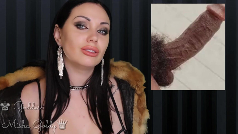 Goddess Misha Goldy: Chceš být přitlačena, abys mi vykouřela ptáka!