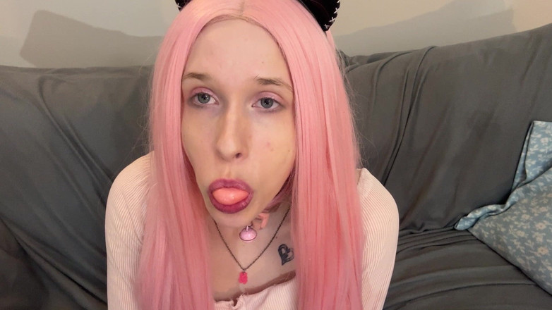 EmoDream1998: Bratty Bubblegum Slut Blowing Bubbles