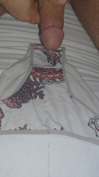 I Ejaculate Into the Panties My Wife Is Going to Wear While She Is in the Bathroom.