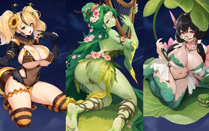 Adult Games by Andrae: Ep8: New Maidens Elianthe, Miriel and Lothariel - Everlusting Life