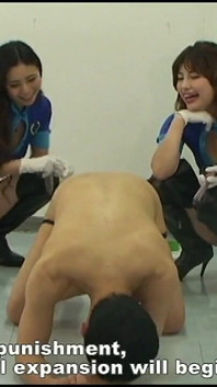 Slaves Must Lick Pussy and Anus of Female Instructor Every Time They Do Sit-ups and Push-ups to Strengthen Their Stamina