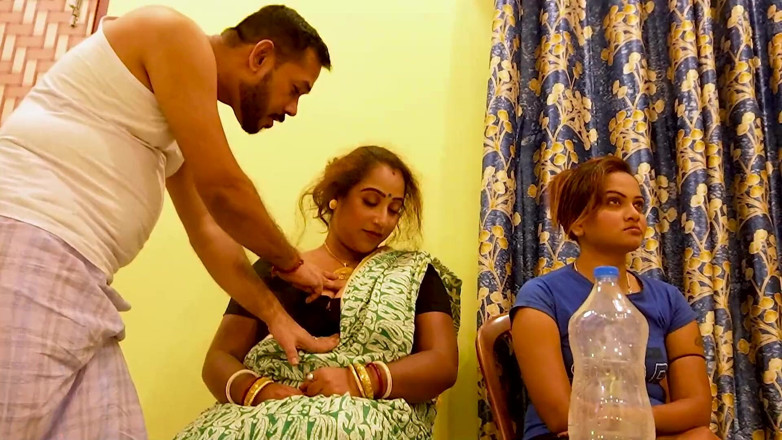 Xtramood: Stepmom fucked by a handsome guy in front of her...