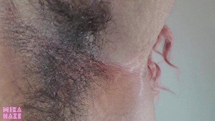 Mika Haze: Hairy armpit worship